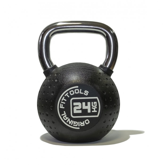 

Original FitTools Гиря с хромированной ручкой 24 кг, Гиря с хромированной ручкой 24 кг
