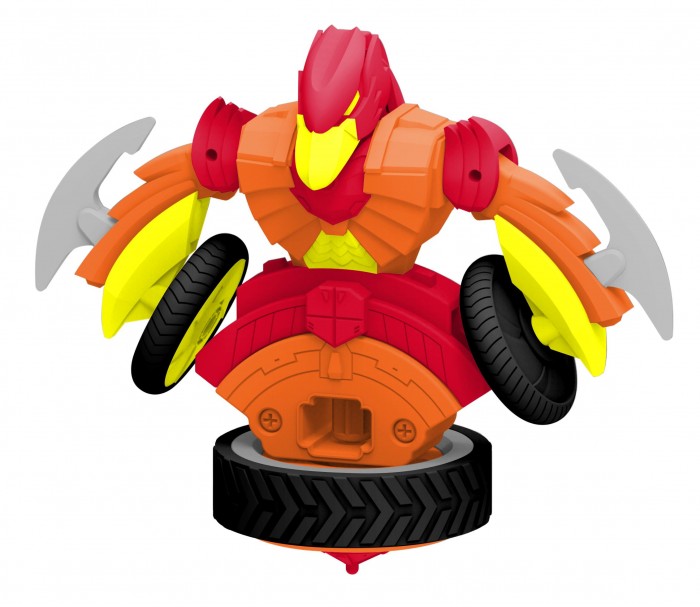 цена Роботы Spin Racers Волчок-трансформер 2 в 1 Огнедышащий