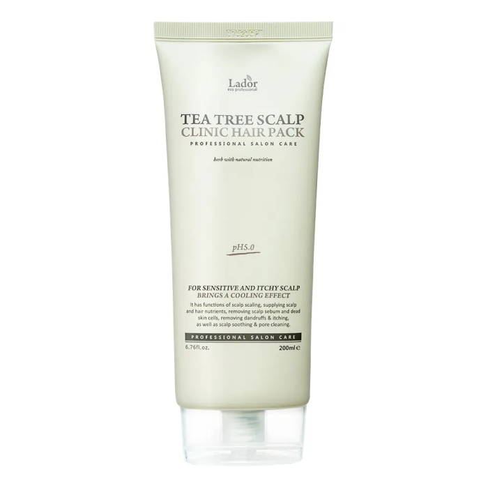 фото Lador маска для кожи головы с чайным деревом tea tree scalp clinic hair pack 200 мл