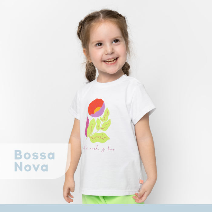 Футболки и топы Bossa Nova Футболка для девочки 261В23-151 футболки и топы bossa nova футболка angry birds