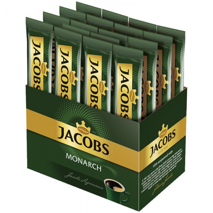 Jacobs Кофе растворимый Monarch гранулированный 26 шт.