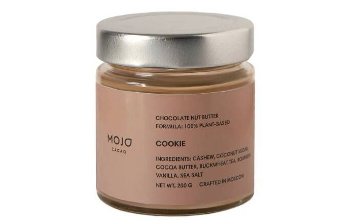 Mojo cacao Шоколадно-ореховая паста Cookie 200 г 4630111221375