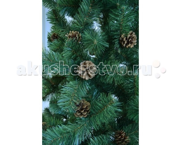 Царь Елка Ель искусственная Холидей с шишками 210 см