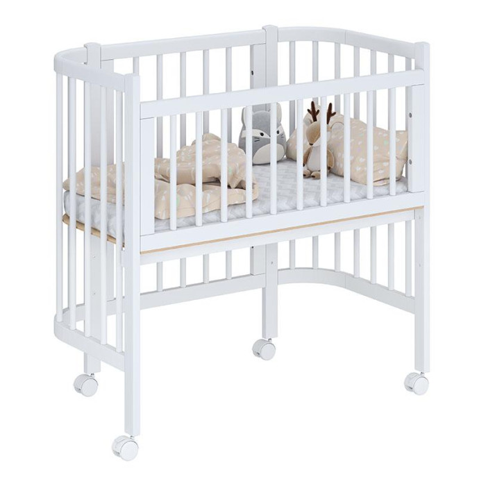 

Детская кроватка Polini kids приставная Simple 105, kids приставная Simple 105