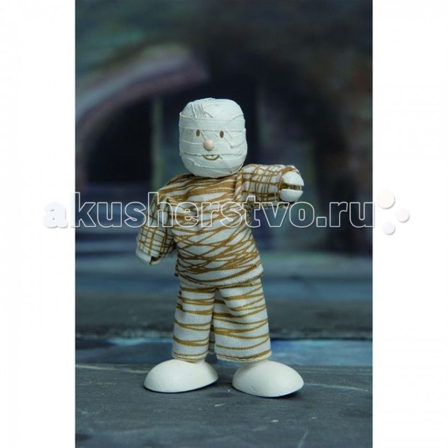 Бумажная кукла мальчик с 3 костюмами для Хэллоуина: мумия, супермен и пират