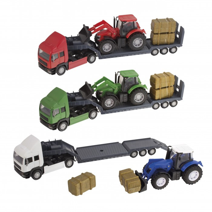 Машины HTI Фермерский грузовой автомобиль с трактором Teamsterz игровые наборы hti игровой набор фермерский дворик teamsterz
