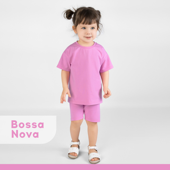 Комплекты детской одежды Bossa Nova Костюм для девочки (футболка и велосипедки) 037Л23-161