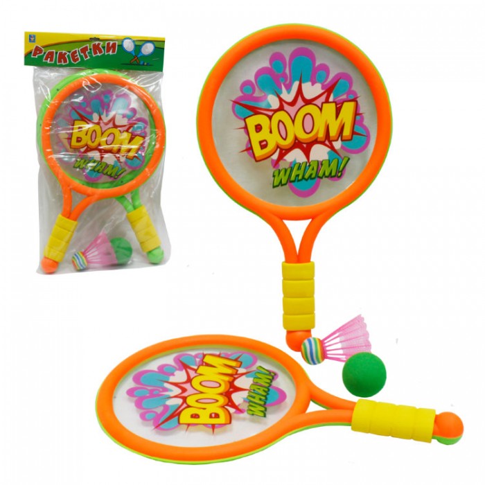 1 Toy Набор для игры в теннис и бадминтон Boom! Wham! 43х26х4 см