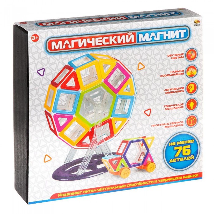 

Конструктор ABtoys Магический магнит (76 предметов), Магический магнит (76 предметов)