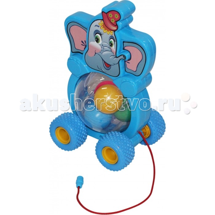 Каталка-игрушка Полесье Слоненок каталка игрушка азбукварик музыкальная слоненок