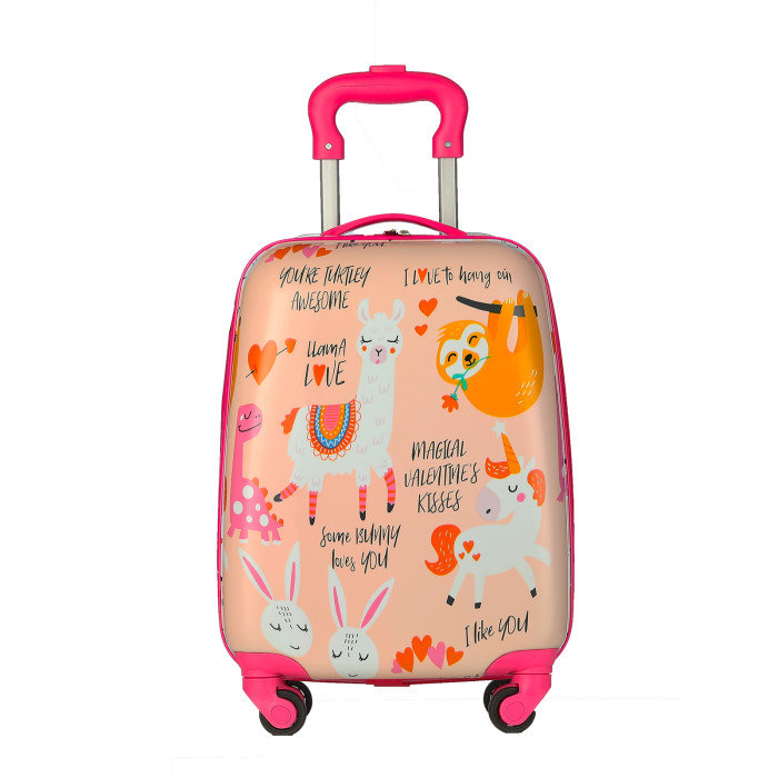 Детские чемоданы Magio Чемодан детский четырехколесный Сказочные звери роз чемодан самокат детский