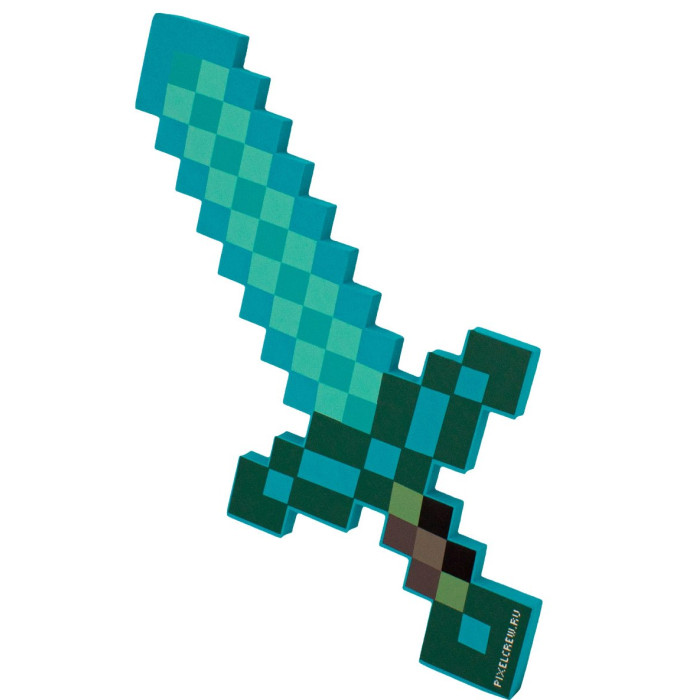 

Pixel Crew Меч пиксельный 8 Бит 45 см, Меч пиксельный 8 Бит 45 см