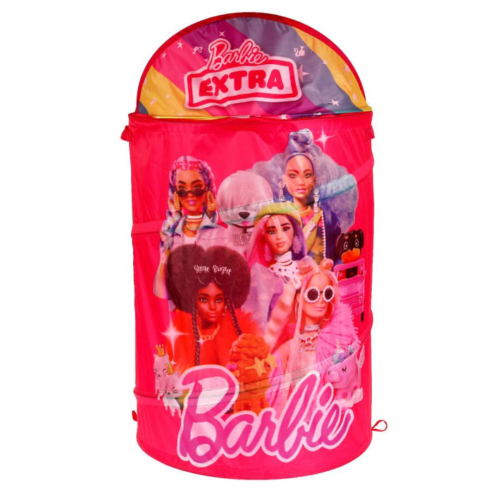 Играем вместе Корзина для игрушек Барби Extra барби принцесса и поп звезда