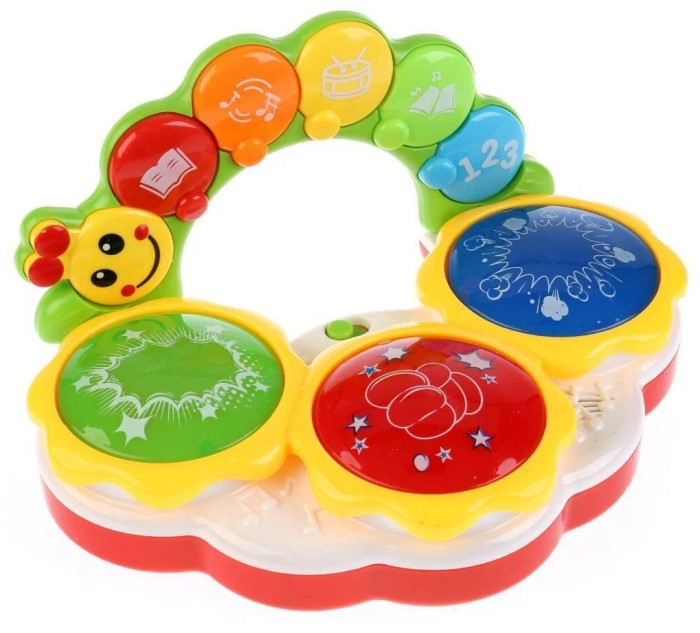 5 шт детский развивающий барабан для музыкальных инструментов Развивающие игрушки Junfa Барабан Умный Я