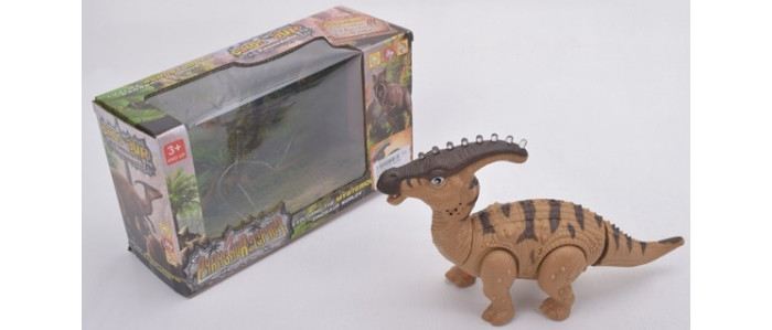 Интерактивные игрушки Russia Динозавр со светом и звуком B1923055 электронные игрушки russia руль на батарейках со светом и звуком