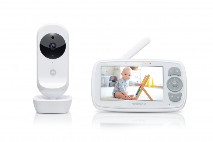 Видеоняни Motorola Видеоняня VM34 810 беспроводная видеоняня с цветным дисплеем камера безопасности двухсторонняя связь ночное видение мониторинг температуры детской ком