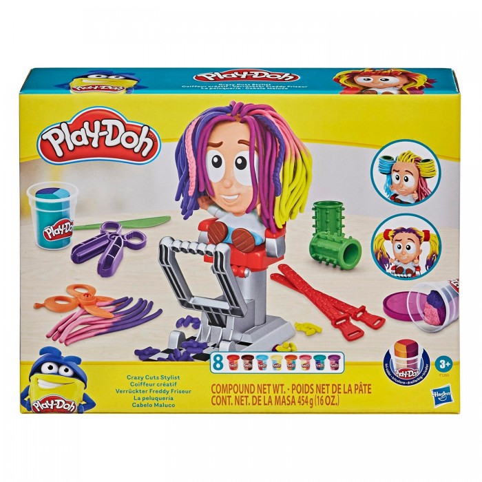 Play-Doh Hasbro Набор Сумасшедшие прически F12605L0/B1155H - фото 1