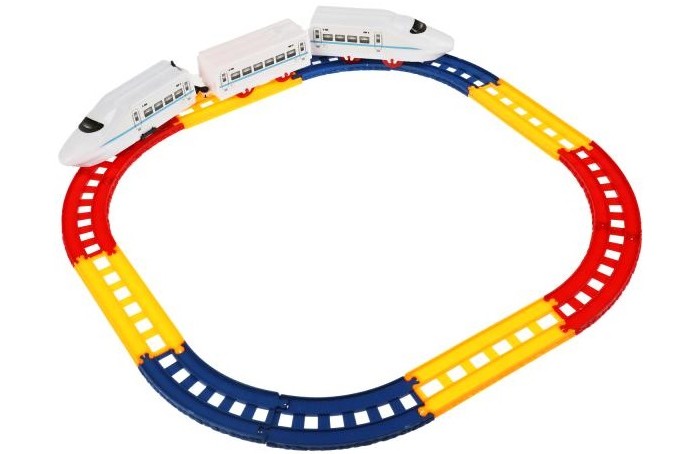 Играем вместе Железная дорога Скоростной пассажирский поезд 146 см играем вместе набор стилиста энчантималс 10 предметов