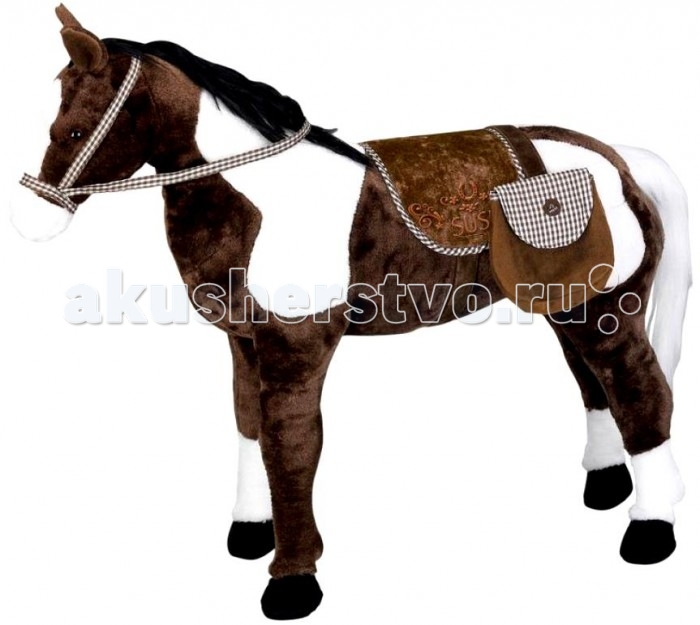 Мягкие плюшевые игрушки Мягкая игрушка лошадь с логотип для рекламной акции