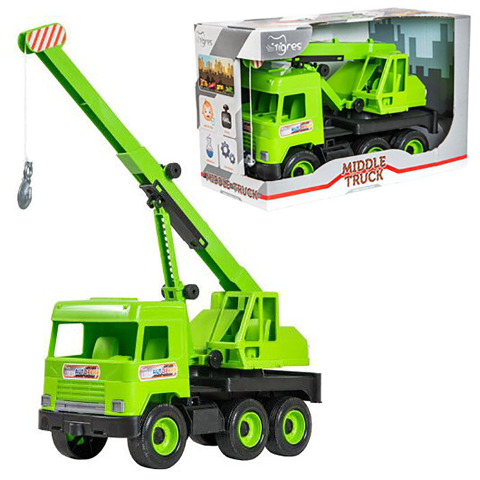 

Tigres Авто Middle Truck кран в коробке 44х19х27 см, Авто Middle Truck кран в коробке 44х19х27 см