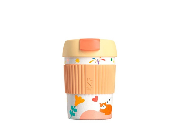 Термос KissKissFish Термокружка Rainbow Vacuum Coffee Tumbler Mini 360 мл