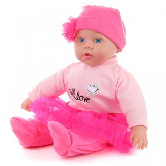 цена Куклы и одежда для кукол Lisa Doll Пупс мягконабивной 40 см 97045