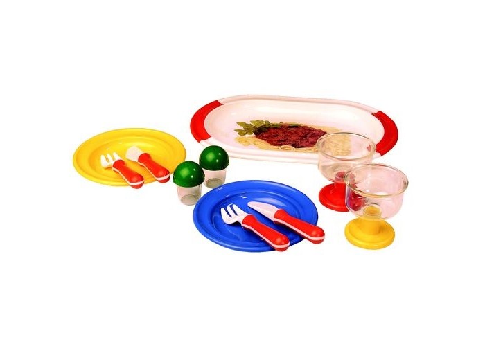 ролевые игры guclutoys набор посуды в корзинке 21 предмет Ролевые игры Spielstabil Набор посуды Сытный обед