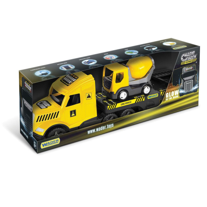 

Wader Magic Truck Technik с бетономешалкой 79х20х28 см, Magic Truck Technik с бетономешалкой 79х20х28 см