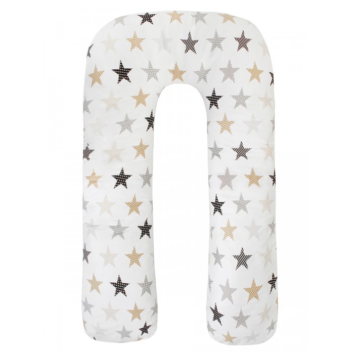 AmaroBaby Наволочка к подушке для беременных U-образная Звезды пэчворк 340х35 см