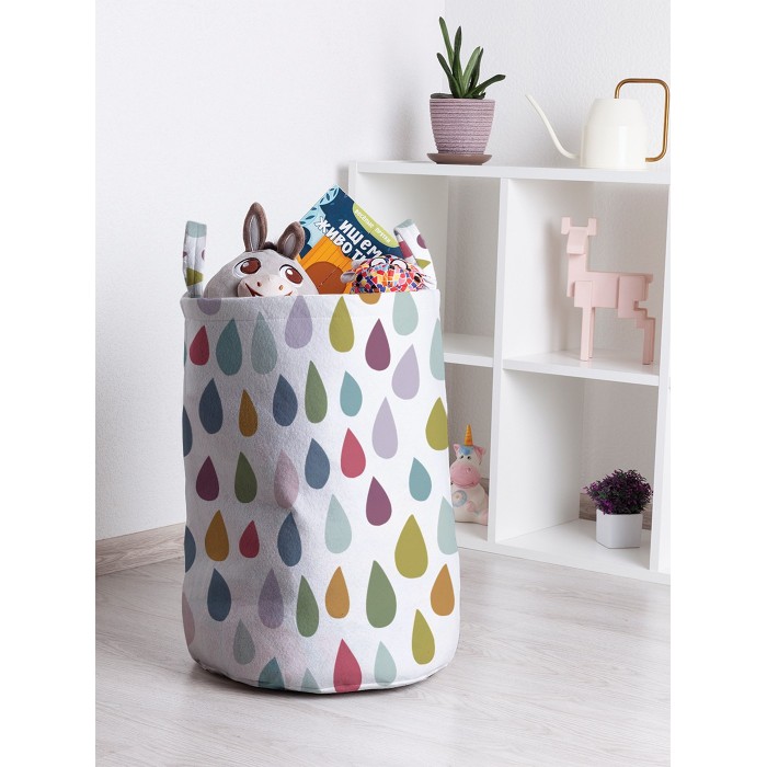 

JoyArty Корзина для игрушек Красочная влага 50x35 см, Корзина для игрушек Красочная влага 50x35 см