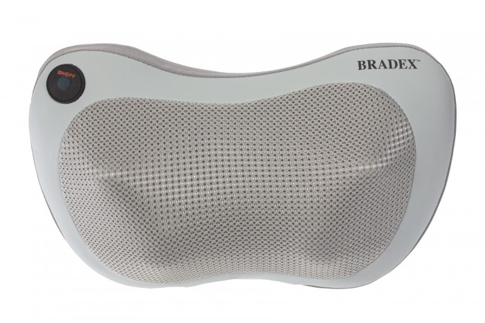 фото Bradex массажная подушка с подогревом и разминающим массажем шиацу