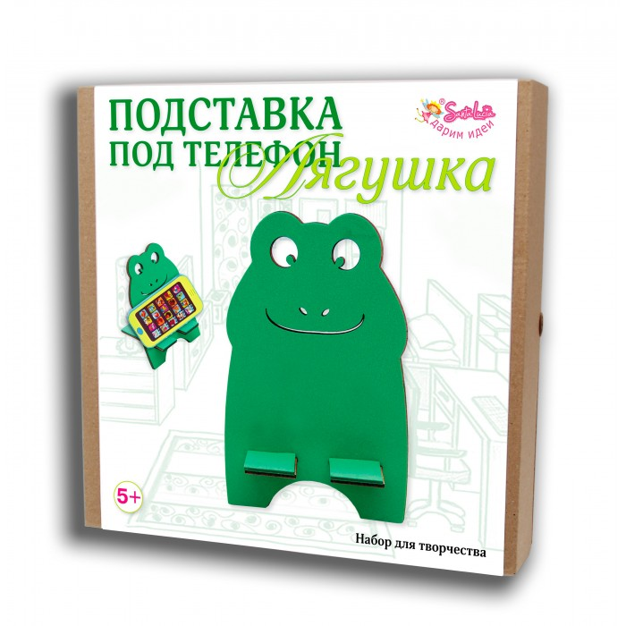 

Санта Лючия Набор для творчества Подставка под телефон Лягушка, Набор для творчества Подставка под телефон Лягушка