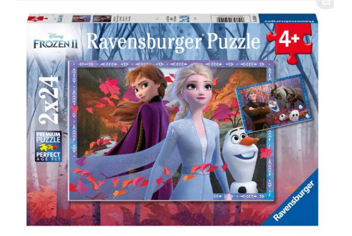

Ravensburger Пазл Холодное сердце 2 Морозные приключения (2х24 элемента), Пазл Холодное сердце 2 Морозные приключения (2х24 элемента)