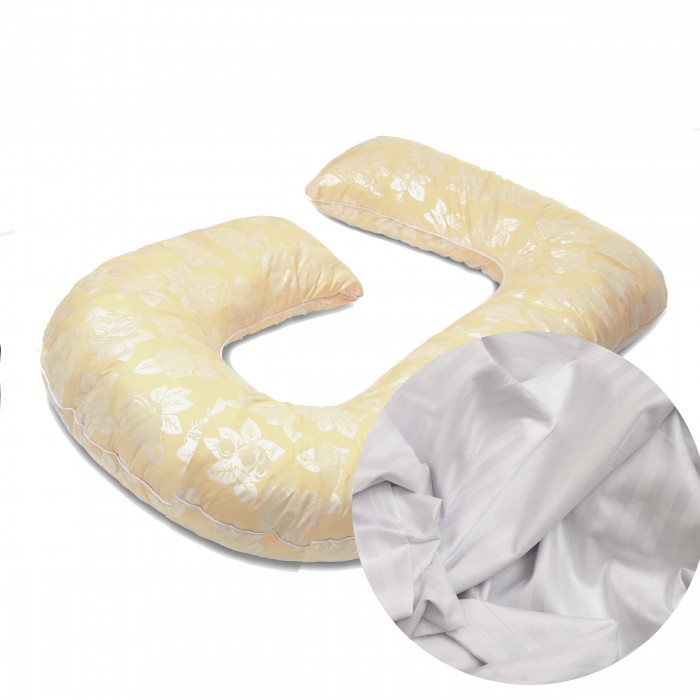Наволочки БиоСон Наволочка для подушки J 350х35 (сатин) подушки для беременных биосон подушка для беременных j 350х35