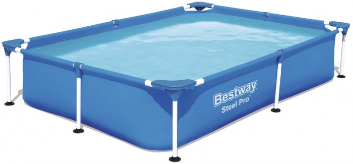 Бассейн Bestway Каркасный бассейн прямоугольный каркасный бассейн прямоугольный 488х244х122cм bestway rectangular frame 56671