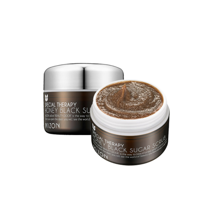 фото Mizon скраб с черным сахаром honey black sugar scrub 80 мл