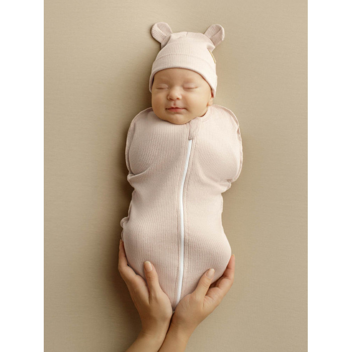 

Пеленка AmaroBaby кокон на молнии с шапочкой Fashion, кокон на молнии с шапочкой Fashion