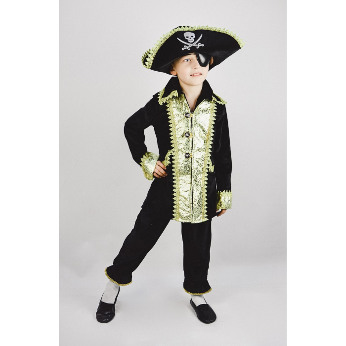 Карнавалия Карнавальный костюм Капитан пиратов, размер 122