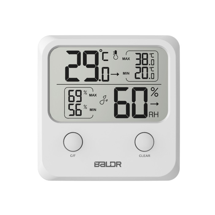 Baldr Цифровой термогигрометр с тенденцией изменения температуры и влажности B0335TH