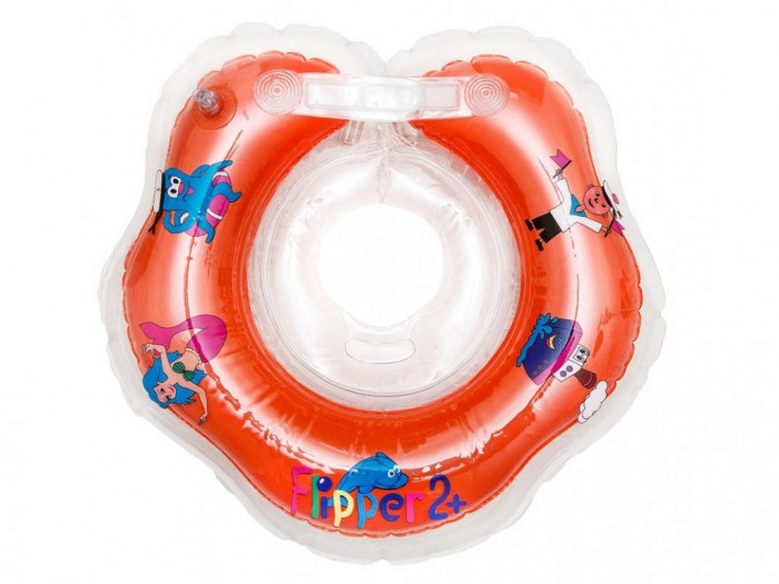 Круг для купания ROXY-KIDS Flipper от 1,5 лет на шею для малышей