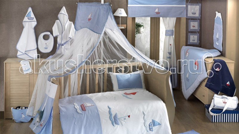 Балдахины для кроваток Kidboo Blue Marine балдахины для кроваток kidboo blue ocean