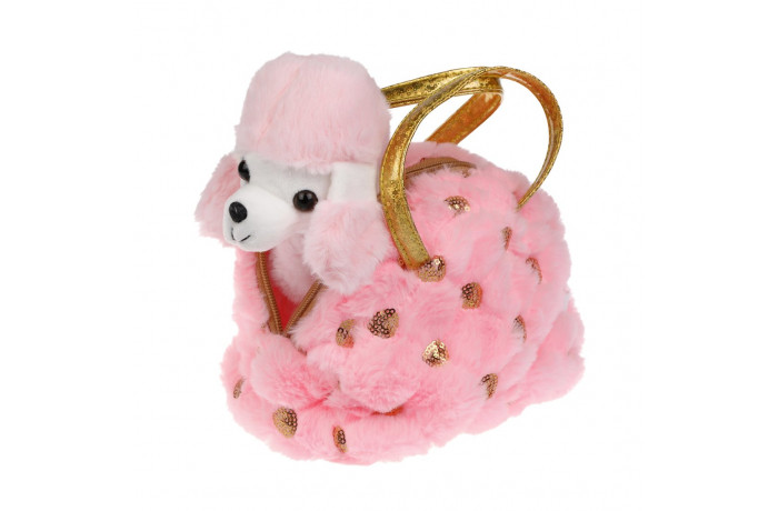 Мягкая игрушка Fluffy Family Пудель в сумочке 18 см мягкая игрушка fluffy family мишка бирюзовый 27см 682193