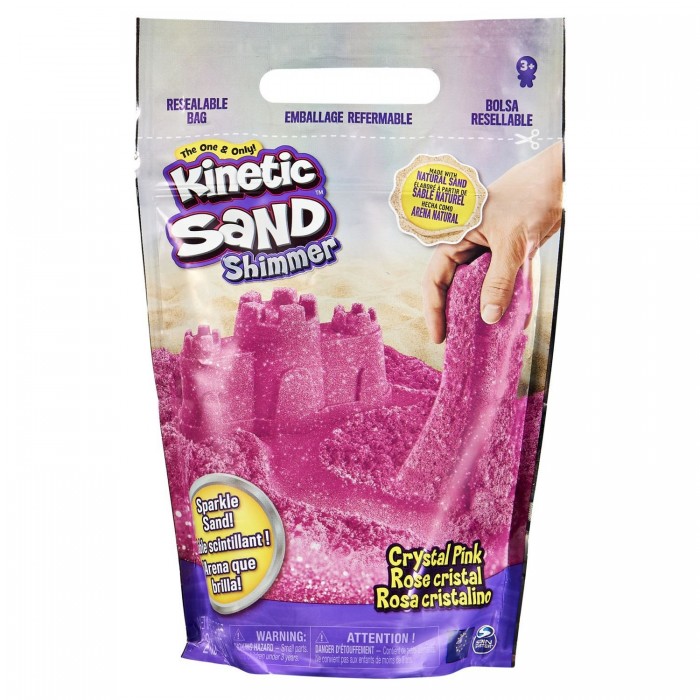 Kinetic Sand Кинетический песок набор для лепки с блестками