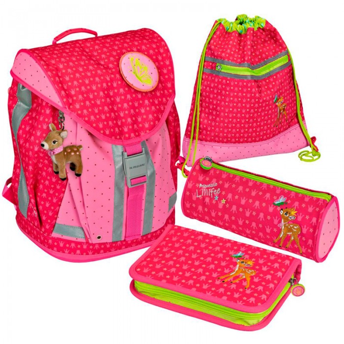 цена Школьные рюкзаки Spiegelburg Школьный рюкзак Prinzessin Lillifee Flex Style с наполнением 11787