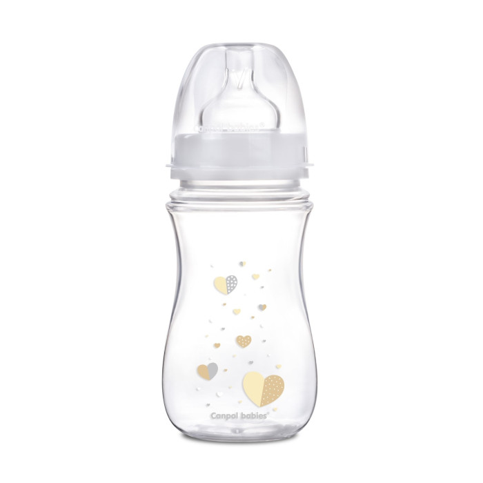 Бутылочка Canpol с широким горлышком PP EasyStart Newborn baby антиколиковая  240 мл 35/217 бутылочка uviton с широким горлышком 250 мл