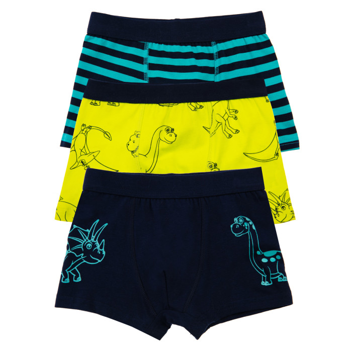 

Playtoday Трусы-боксеры трикотажные для мальчиков Home dino night kids boys 3 шт. 12312113, Трусы-боксеры трикотажные для мальчиков Home dino night kids boys 3 шт. 12312113