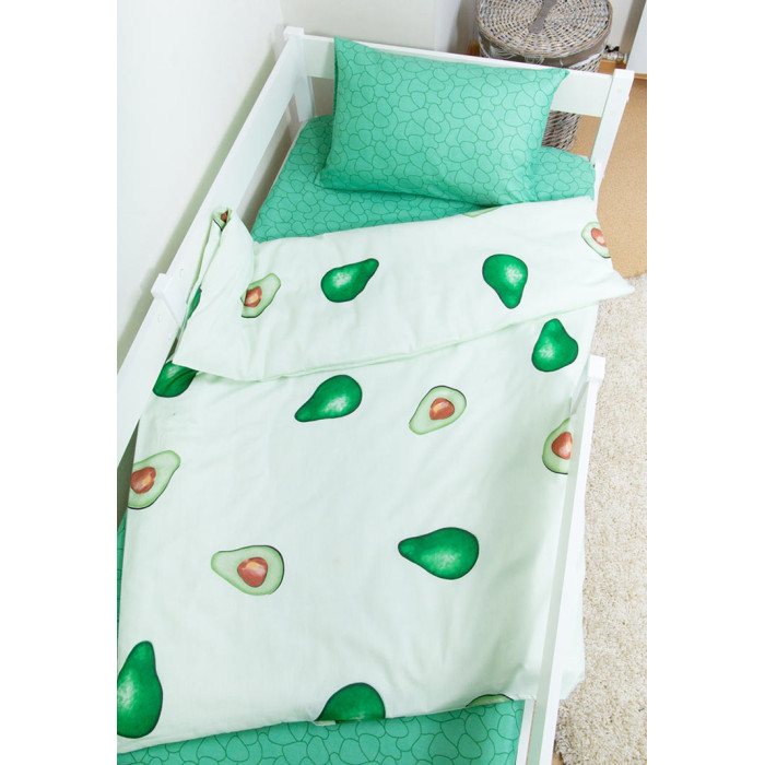 Постельное белье Сонный гномик Комплект Авокадо (3 предмера) постельное белье сонный гномик звезды 160х80 3 предмета