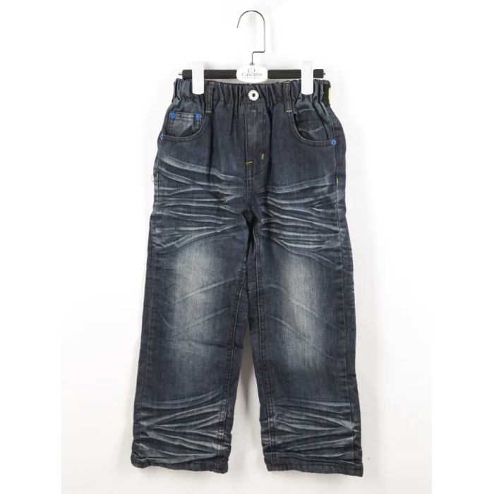 цена Брюки и джинсы Cascatto Джинсы утеплённые для мальчика BDM17