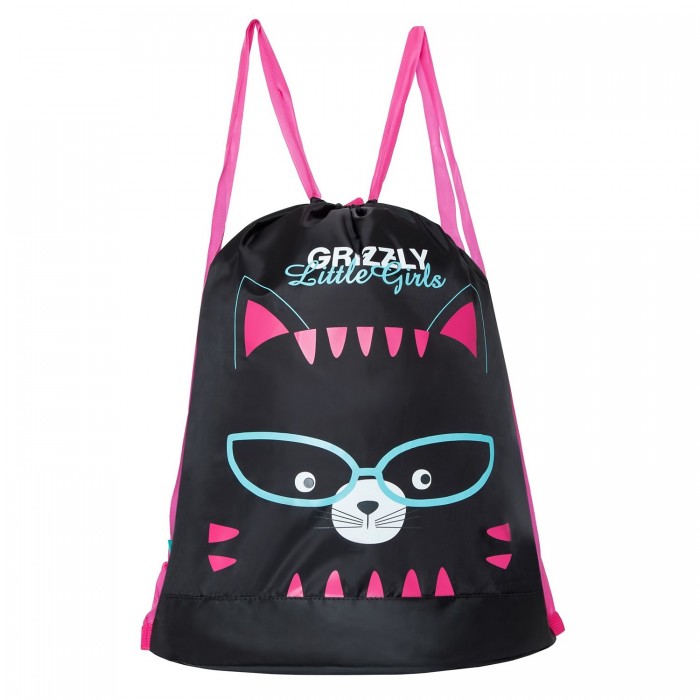 

Grizzly Мешок для обуви Кошечка в очках, Мешок для обуви Кошечка в очках