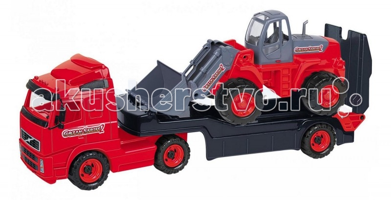 Wader Автомобиль-трейлер+трактор-погрузчик wader констрак автомобиль трейлер и базик погрузчик